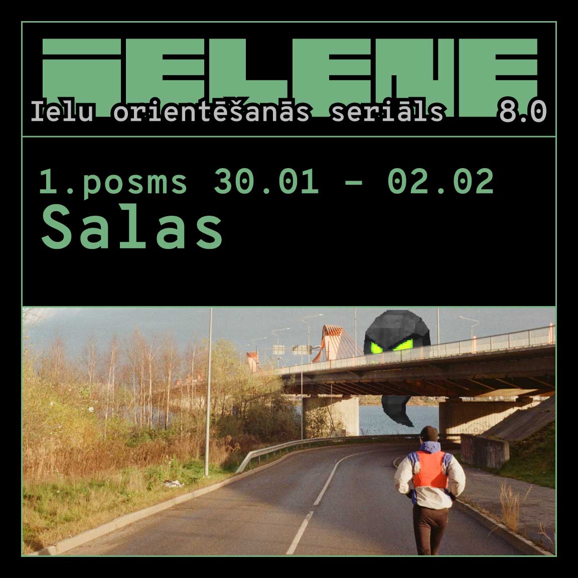 1. posms | Salas - Zaķusala | IELENE8.0